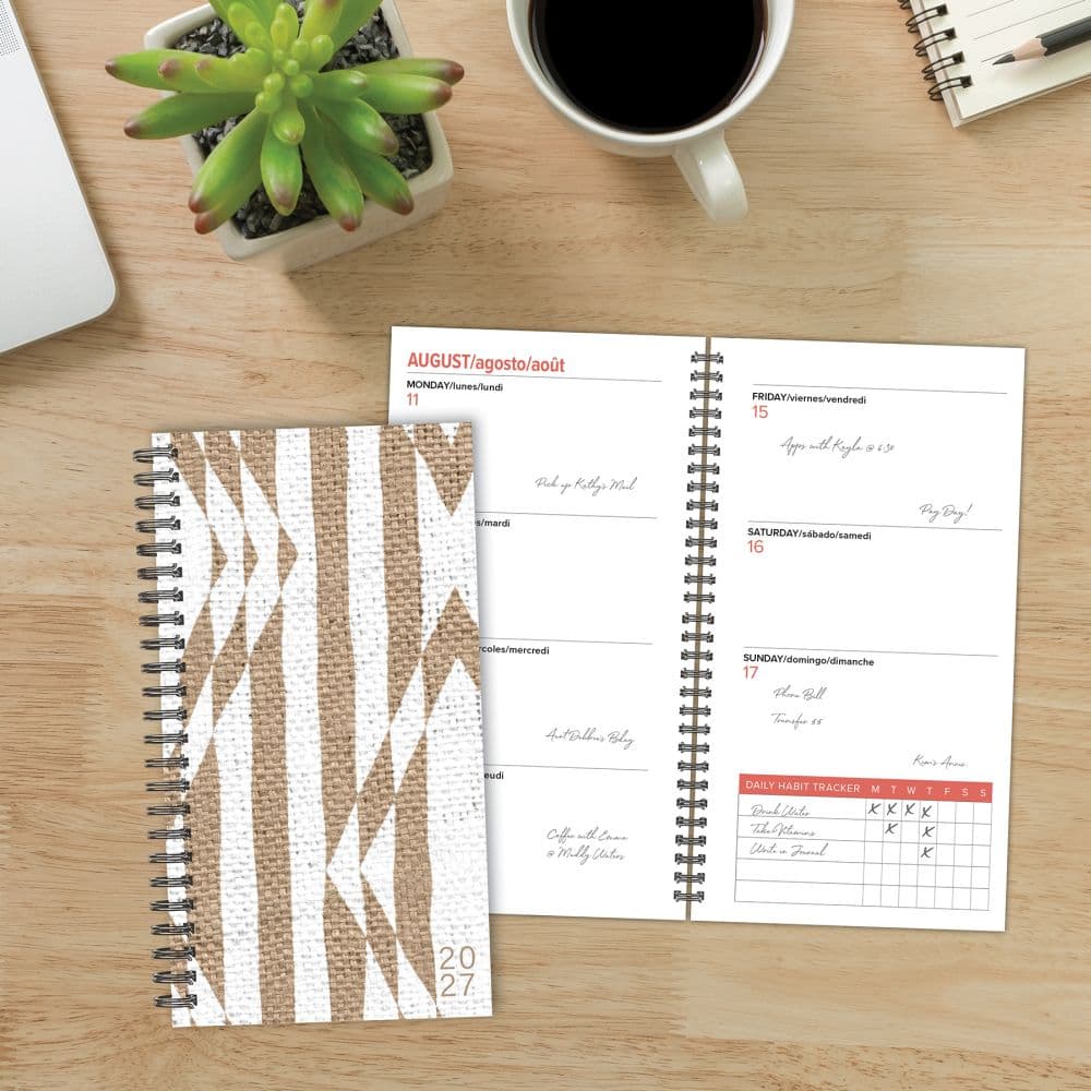 Earthy Diamonds 2027 Weekly Planner Third Alternate Image