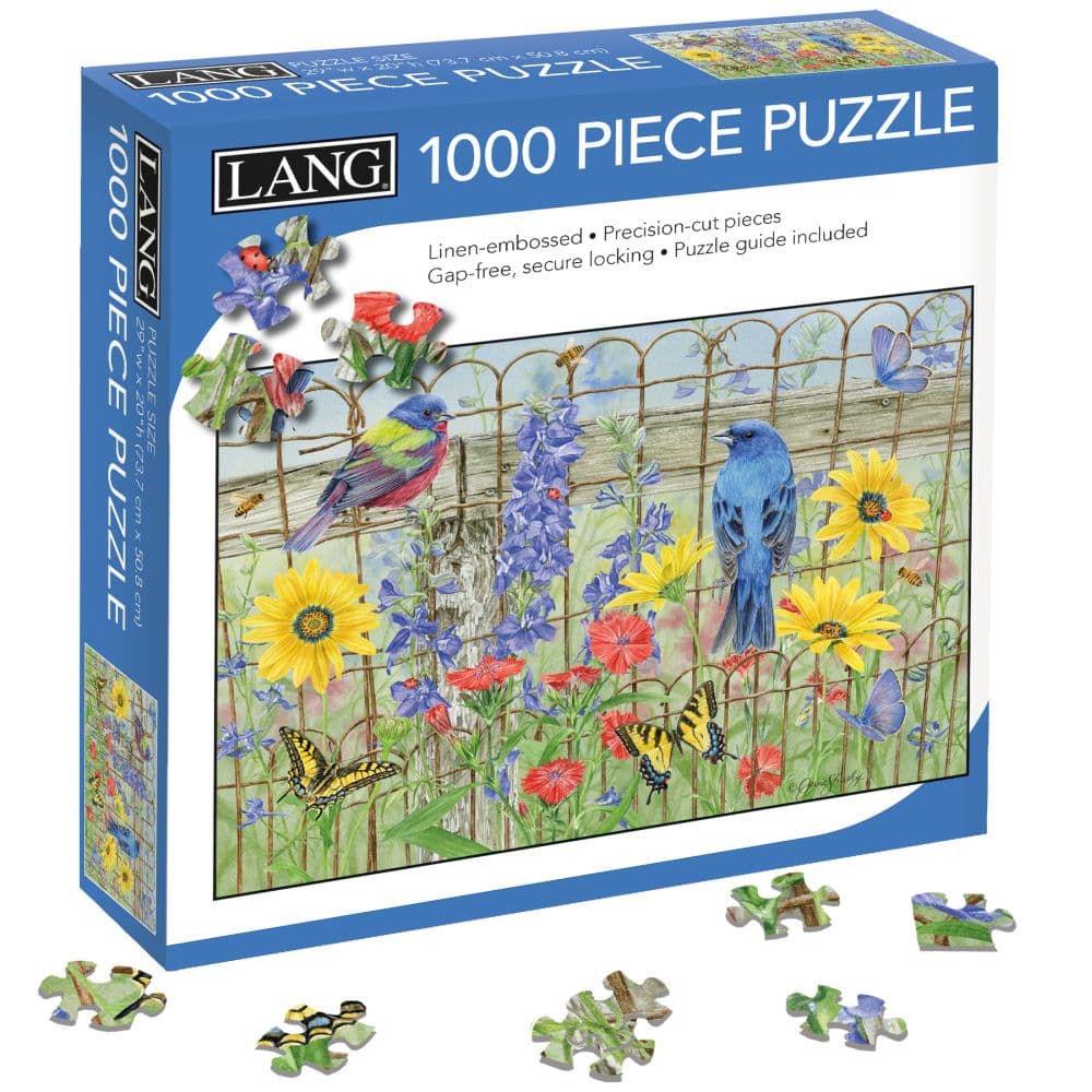 Wings and Wildflowers 1000 Piece Puzzle Fourth Alternate Image