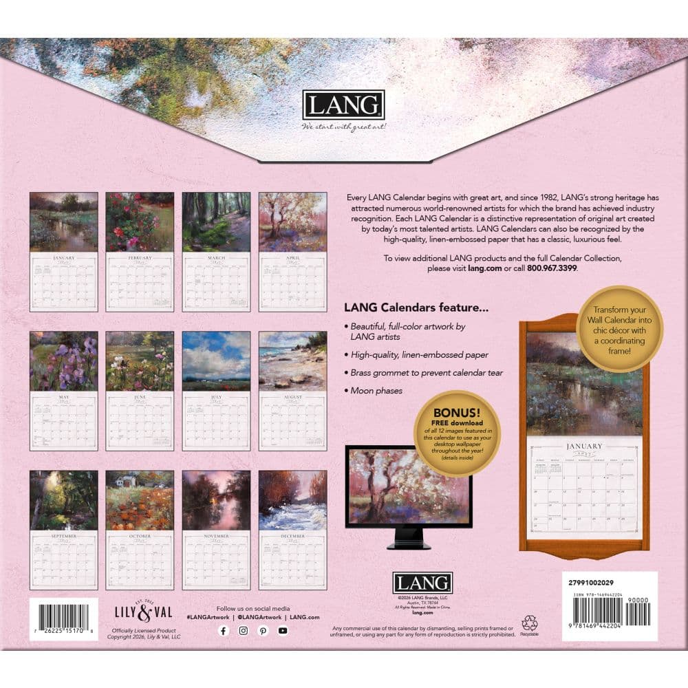 Soft Escapes 2027 Wall Calendar by Valerie McKeehan First Alternate Image