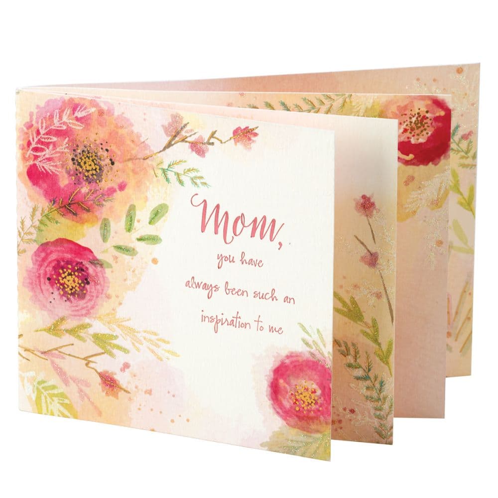 Flowers with Gold Mom Birthday Card Fourth Alternate  Image width="1000" height="1000"