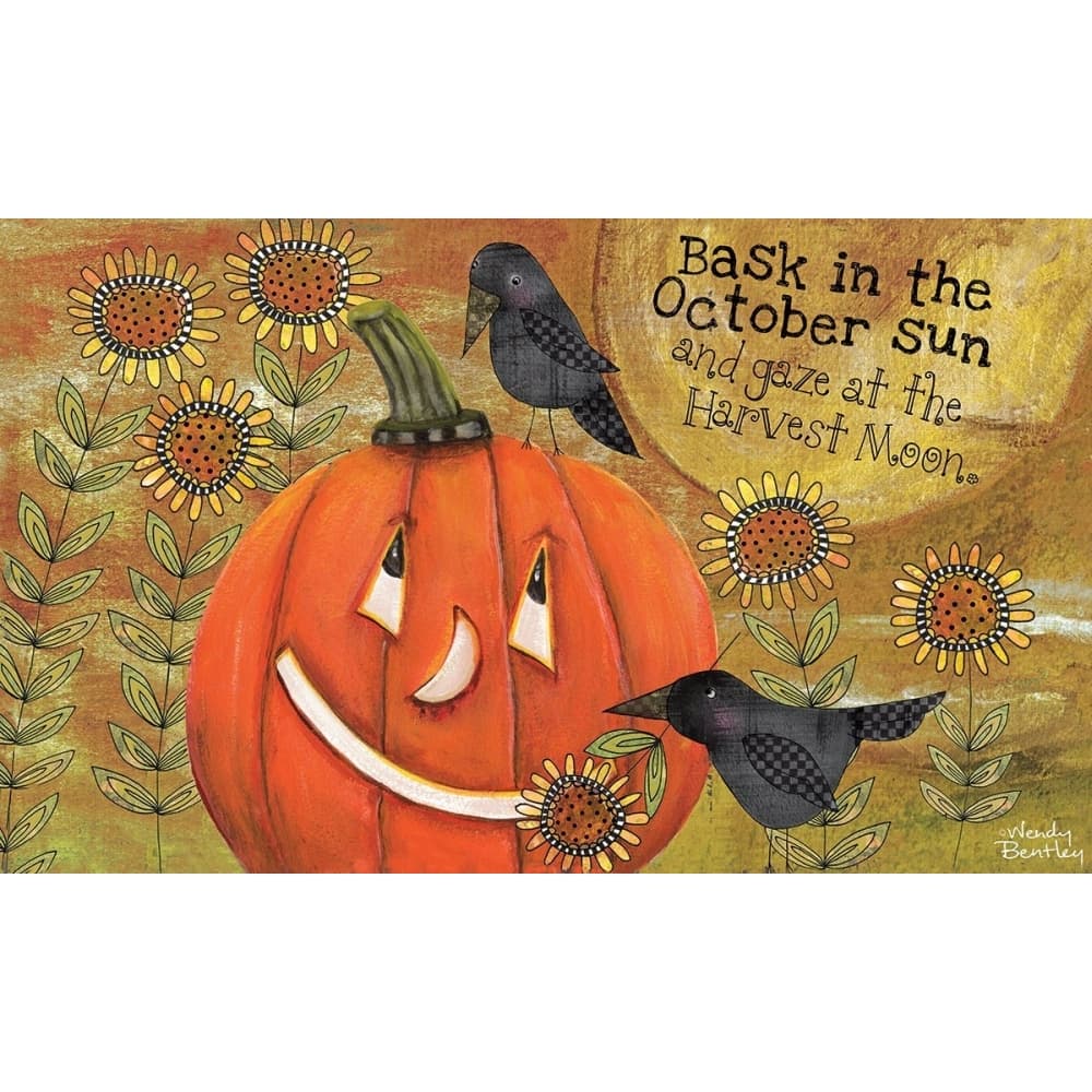 Happy Falliday Doormat by Wendy Bentley Main Image