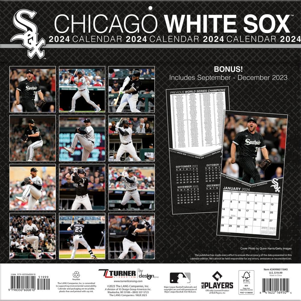 Chicago White Sox 2024 Wall Calendar