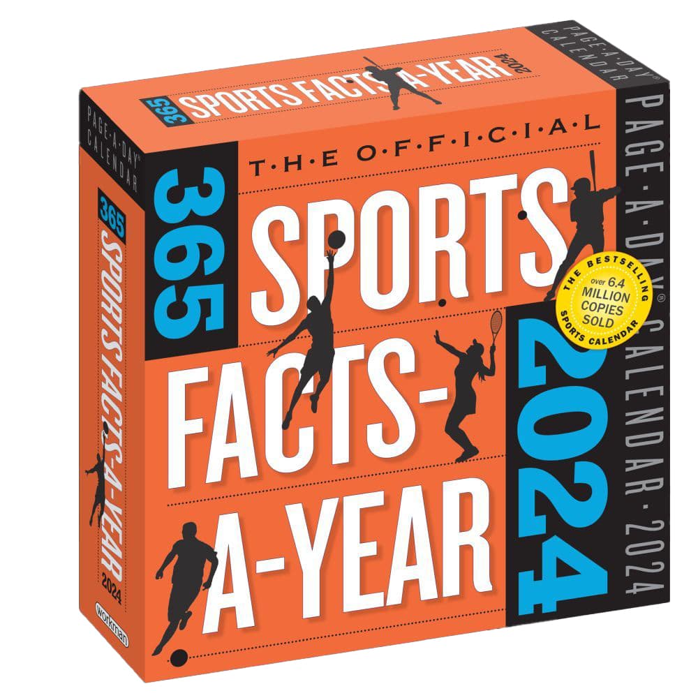 Sports 365 Facts 2025 Desk Calendar