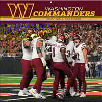 image NFL Washington Commanders Football Team 2027 Wall Calendar Main Product Image