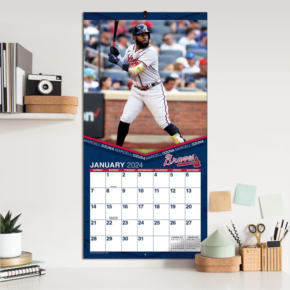 Atlanta Braves 2025 Wall Calendar