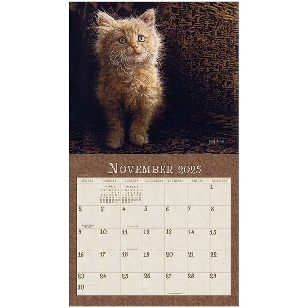 Kittens 2025 Wall Calendar Second Alternate Image width=&quot;1000&quot; height=&quot;1000&quot;