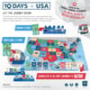 image 10 Days In The USA Board Game back of box