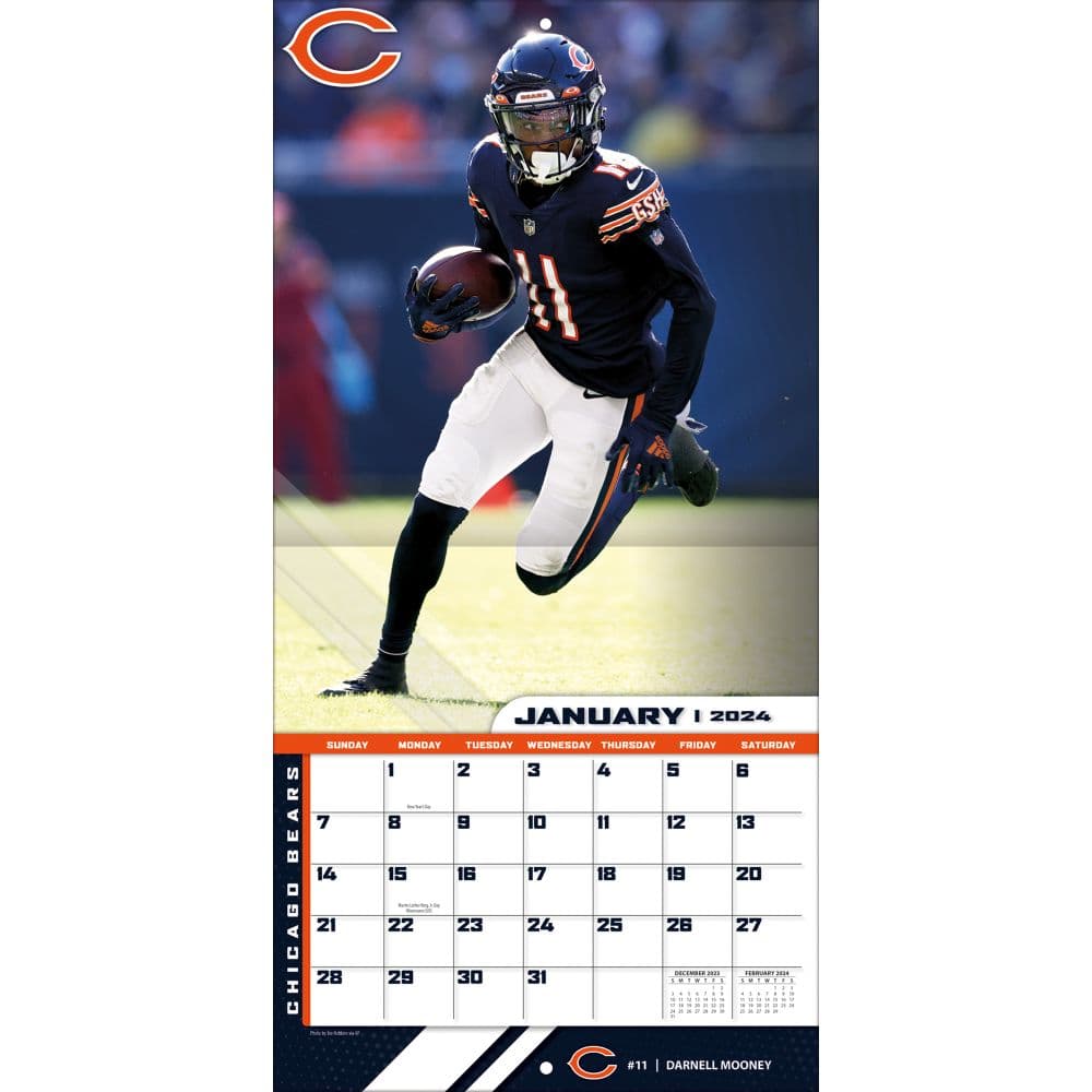 Chicago Bears 2024 Wall Calendar