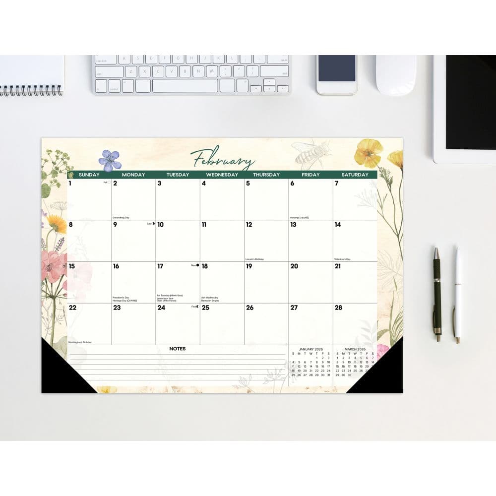 Botanical Garden 17x12 2026 Desk Pad First Alternate Image