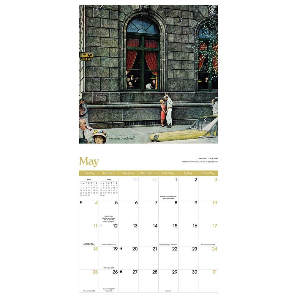 Rockwell 2025 Wall Calendar Third Alternate Image width="1000" height="1000"