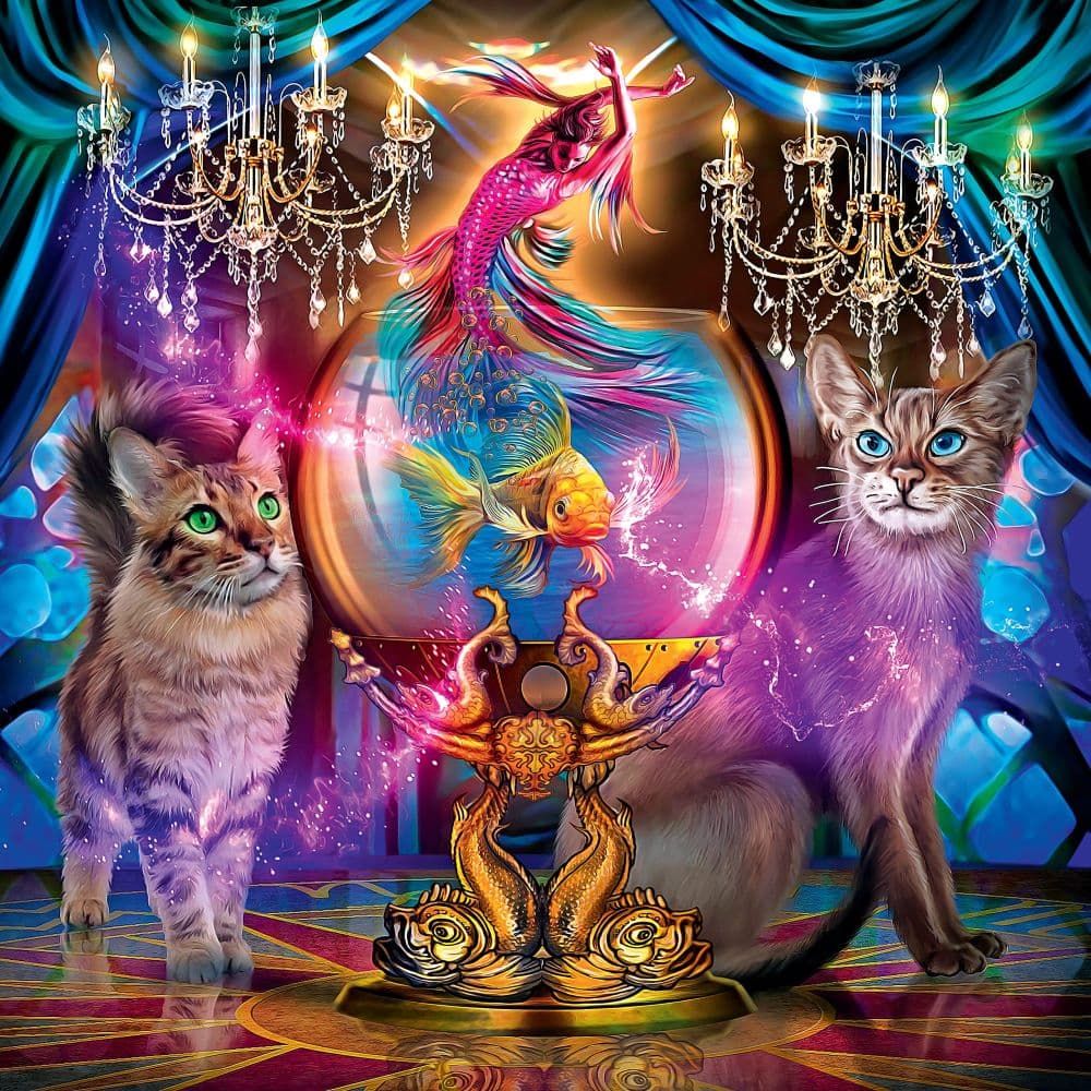 Magical Mystical Cats 2024 Wall Calendar Alt3