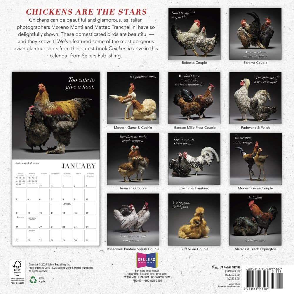 Glamour Chicks 2026 Wall Calendar First Alternate Image