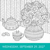 image Calm Coloring 2027 Page-A-Day Desk Calendar Fourth Alternate Image