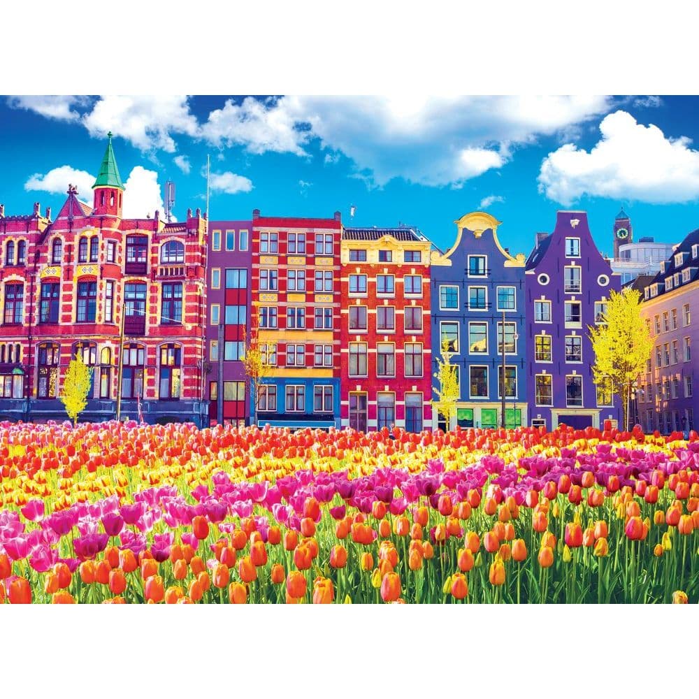 Kodak Buildings and Tulips in Ams 1000pc Puzzle Main Image