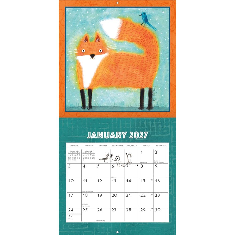 Animals Great and Small 2027 Wall Calendar Second Alternate Image