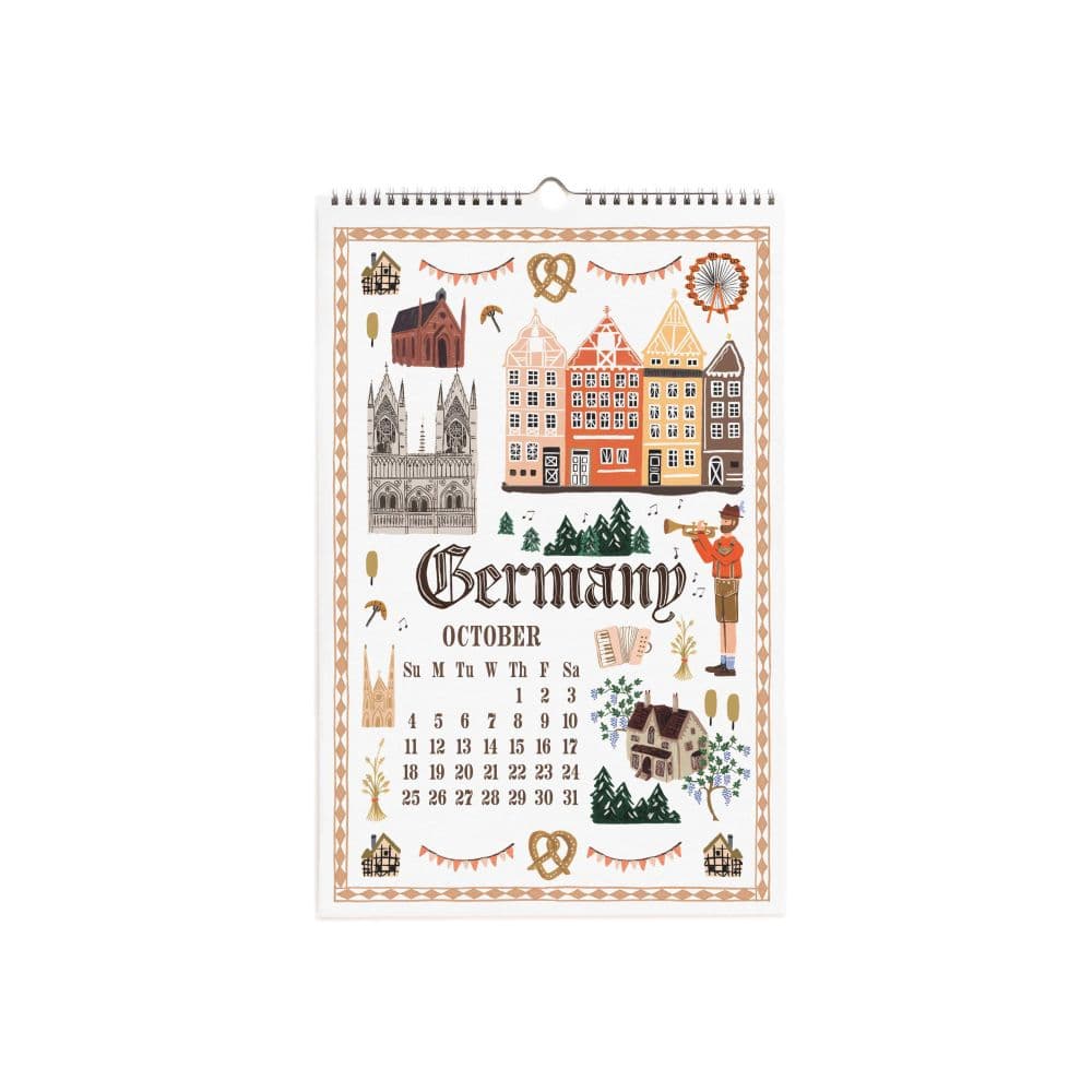 World Travel 2026 Wall Calendar Tenth Alternate Image
