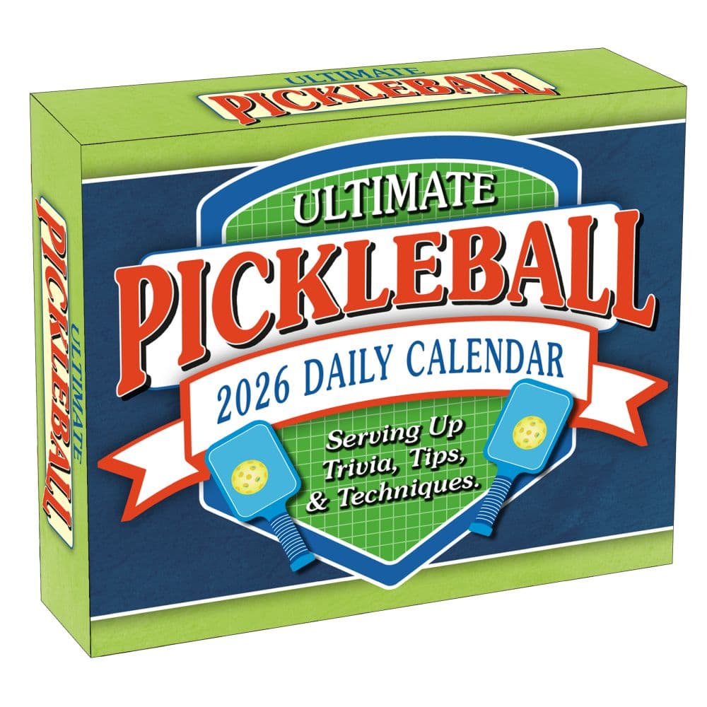 Ultimate Pickleball 2026 Desk Calendar Main Product Image