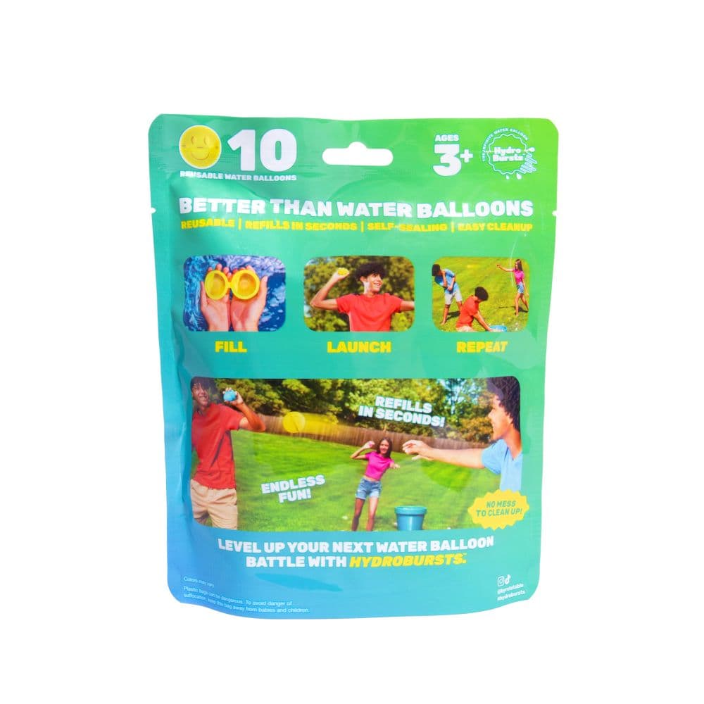 HydroBursts Smile Face 10 Pack Sixth Alternate Image