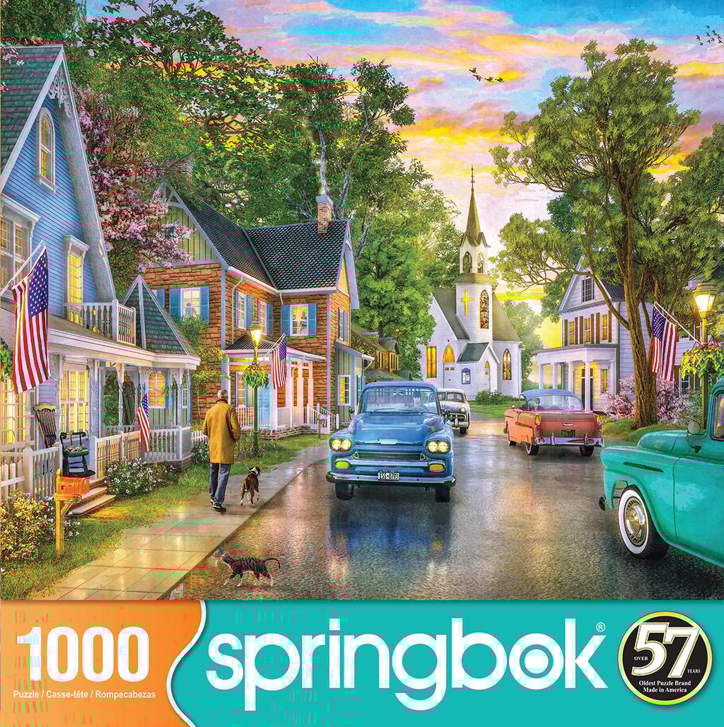 Blissful Borough 1000 Piece Puzzle Main Product Image