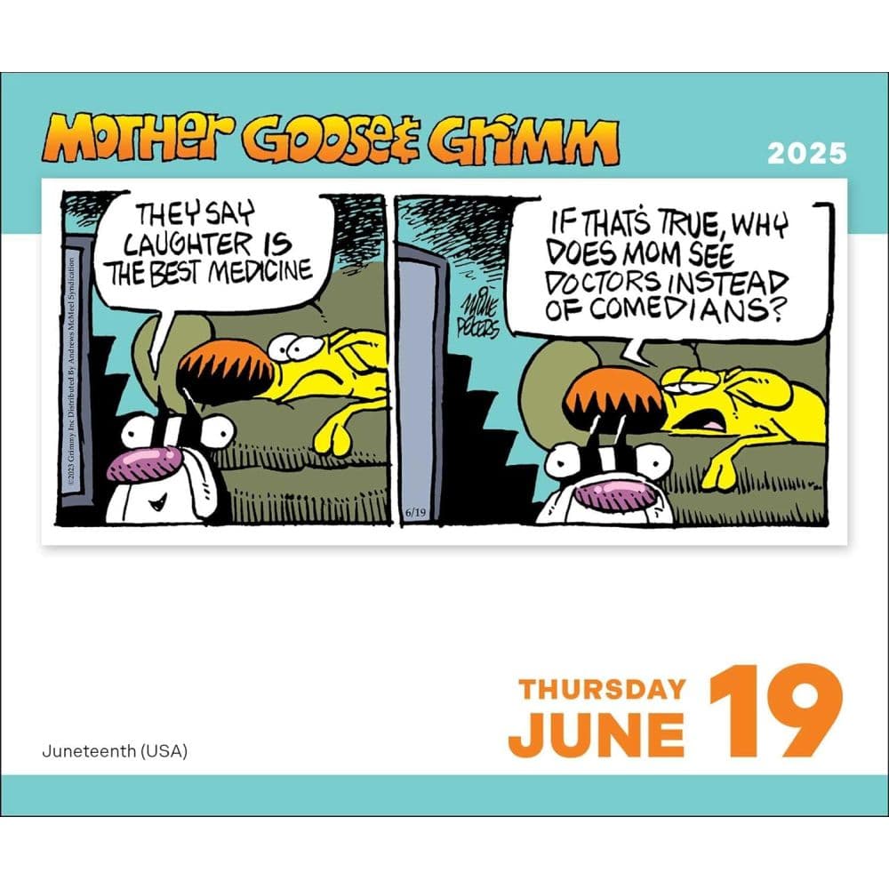 Mother Goose and Grimm 2025 Desk Calendar