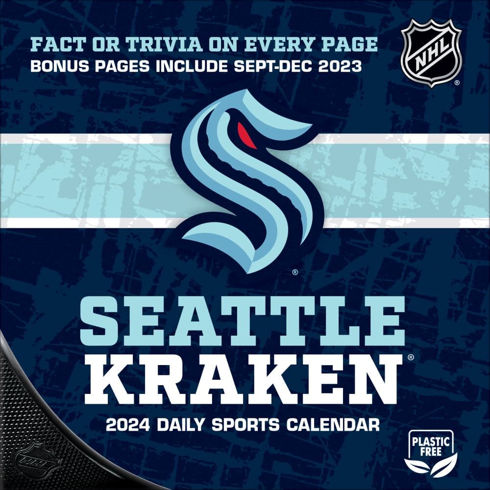 NHL Seattle Kraken 2024 Desk Calendar