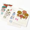 image Mushroom Letter Press 2026 Desk Calendar Fourth Alternate Image