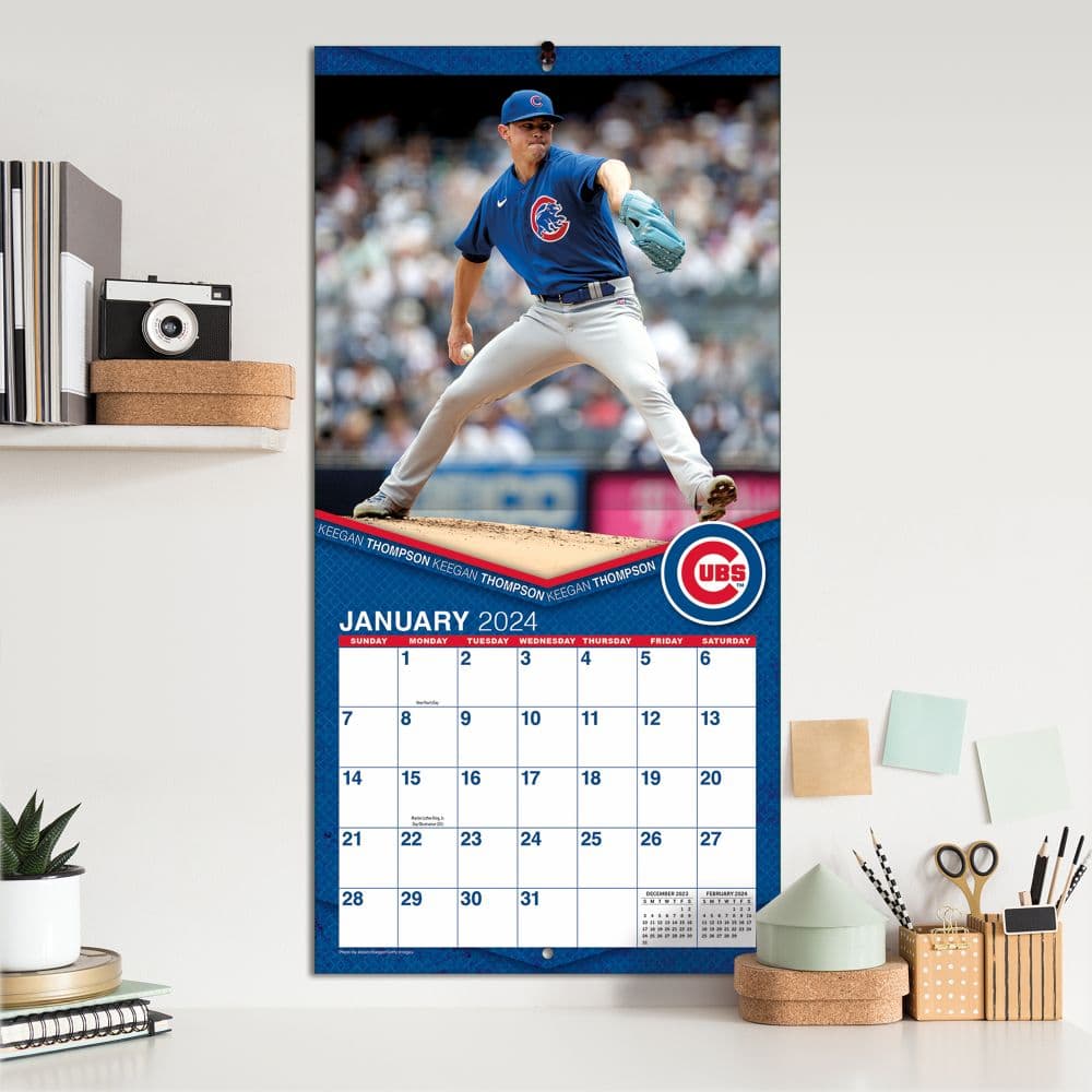 Chicago Cubs Wall Calendar 2025