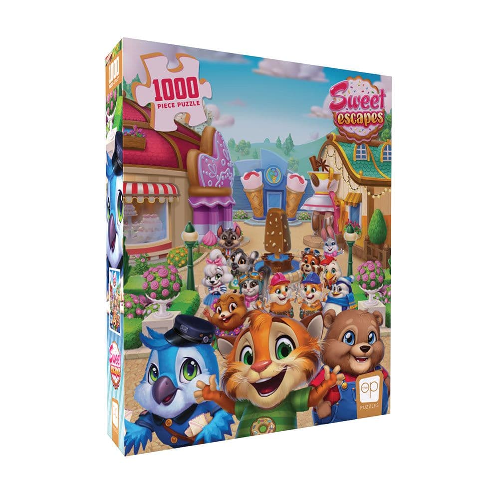 USAOPOLY Welcome To Sweet Escapes 1000 Piece Puzzle