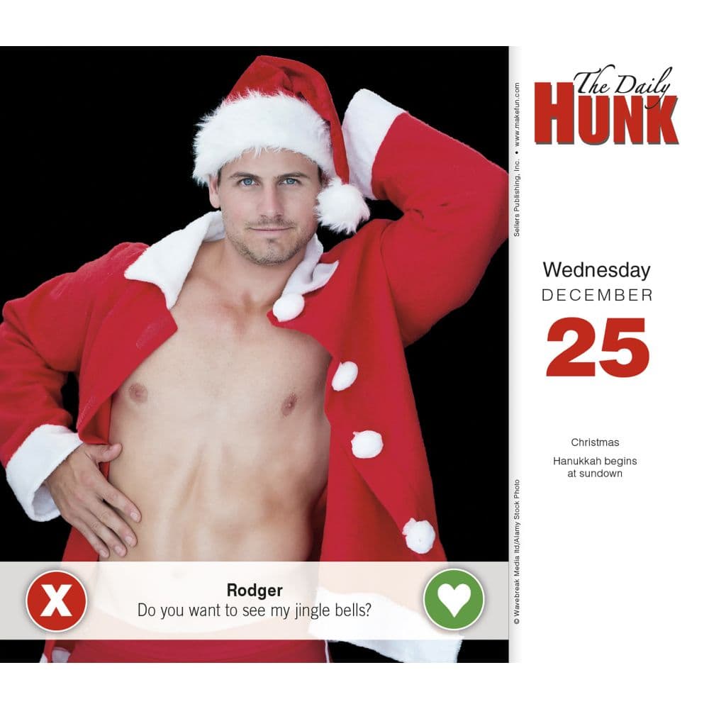 Daily Hunks Get Things Done 2024 Box Calendar Third Alternate Image width=&quot;1000&quot; height=&quot;1000&quot;