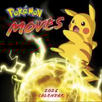 image Pokemon Moves 2026 Wall Calendar Main Image