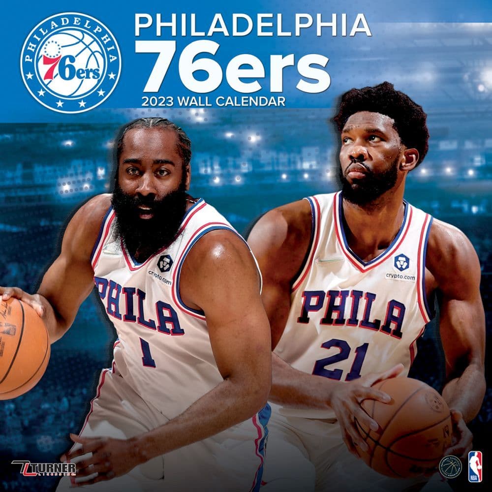 Philadelphia 76ers 2023 Wall Calendar