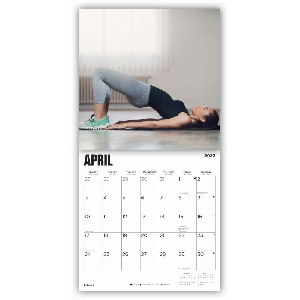 Yoga Pants 2022 Wall Calendar - Calendars.com