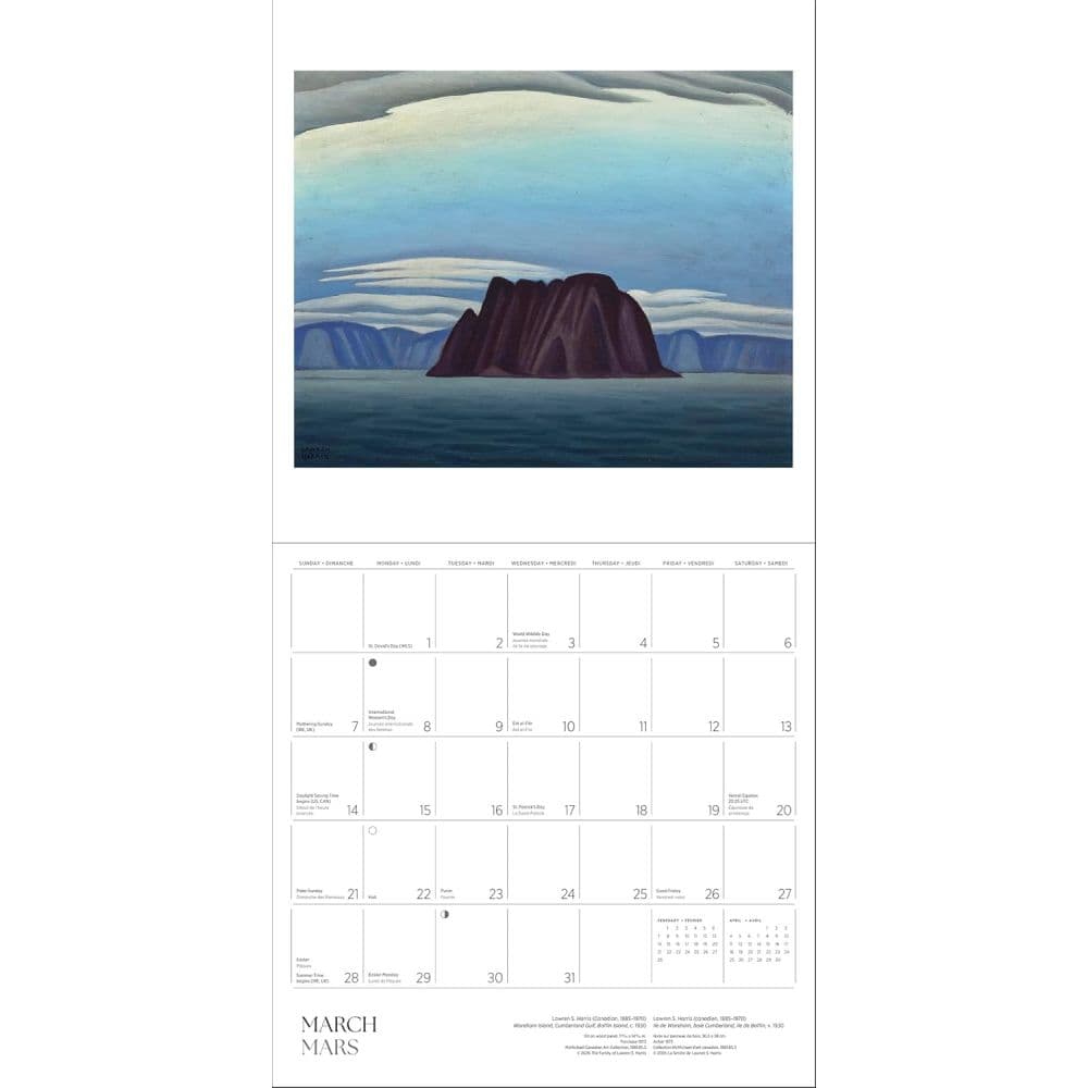 Lawren Harris 2027 Wall Calendar Fourth Alternate Image
