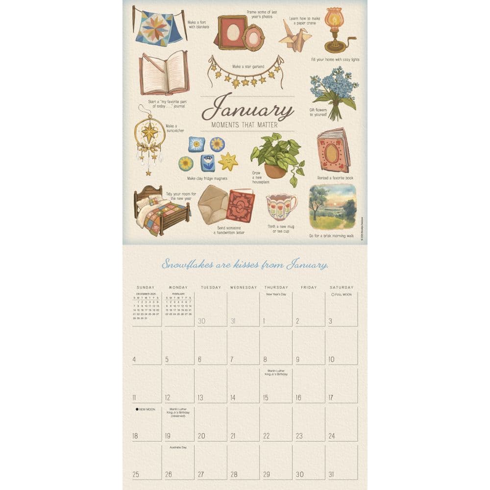 Moments that Matter 2026 Wall Calendar Second Alternate Image