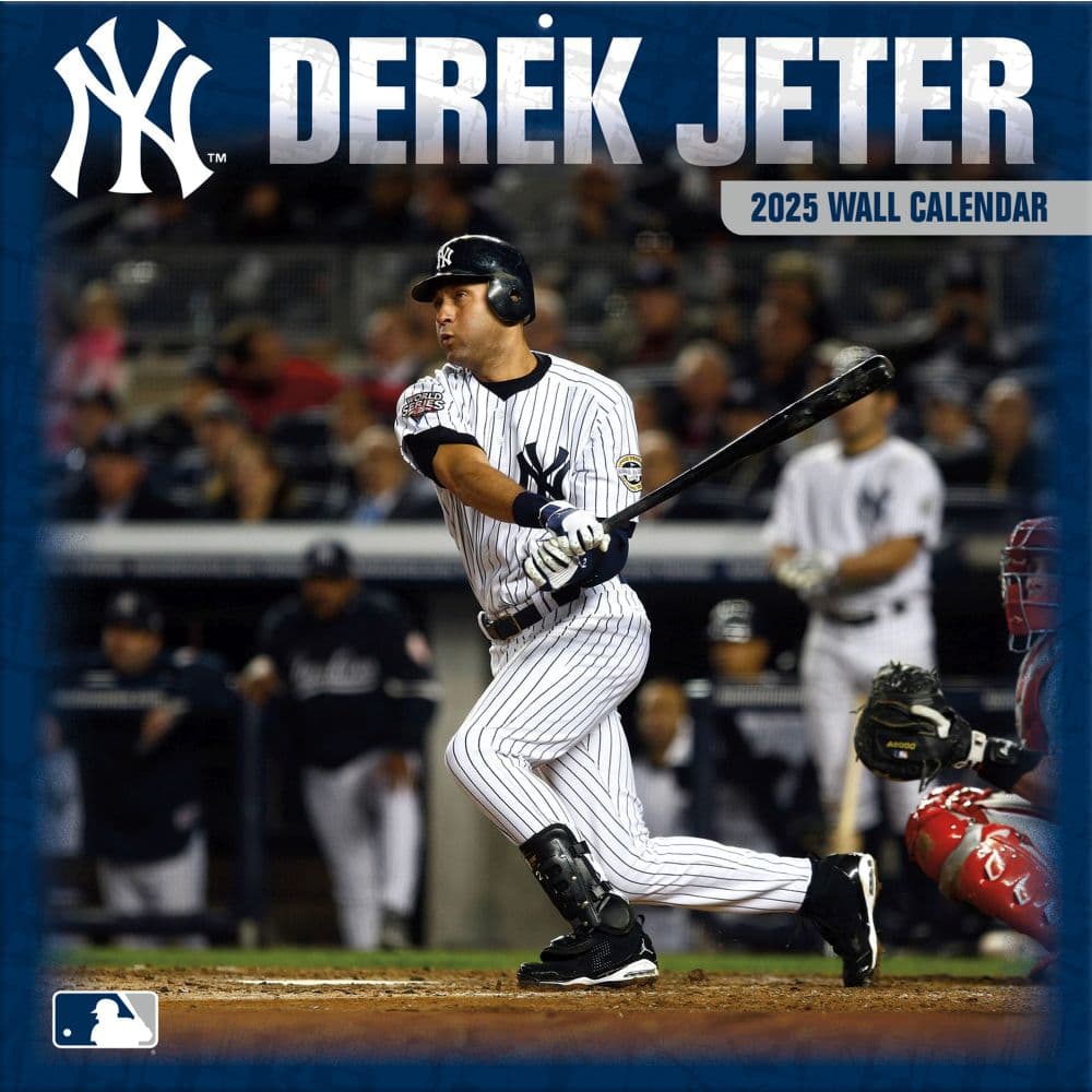 MLB Derek Jeter 2025 Wall Calendar Main Image