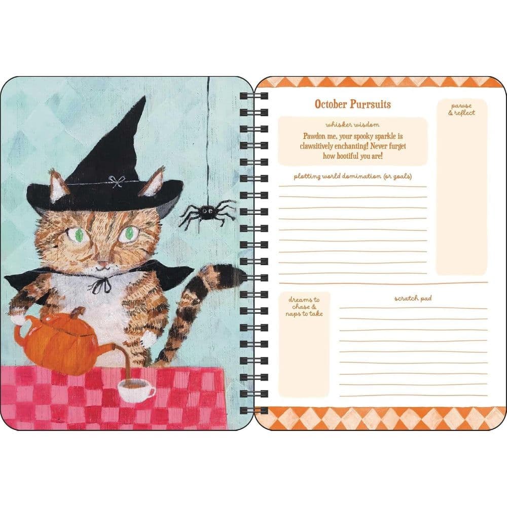 Diary of a Domestic Cat 2027 Monthly Planner by Sally Welchman Fifth Alternate Image
