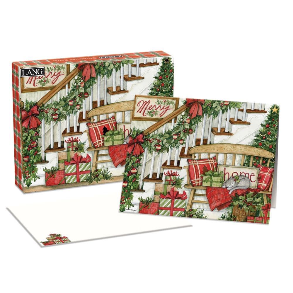 Deck The Halls Boxed Christmas Cards Main Product Image