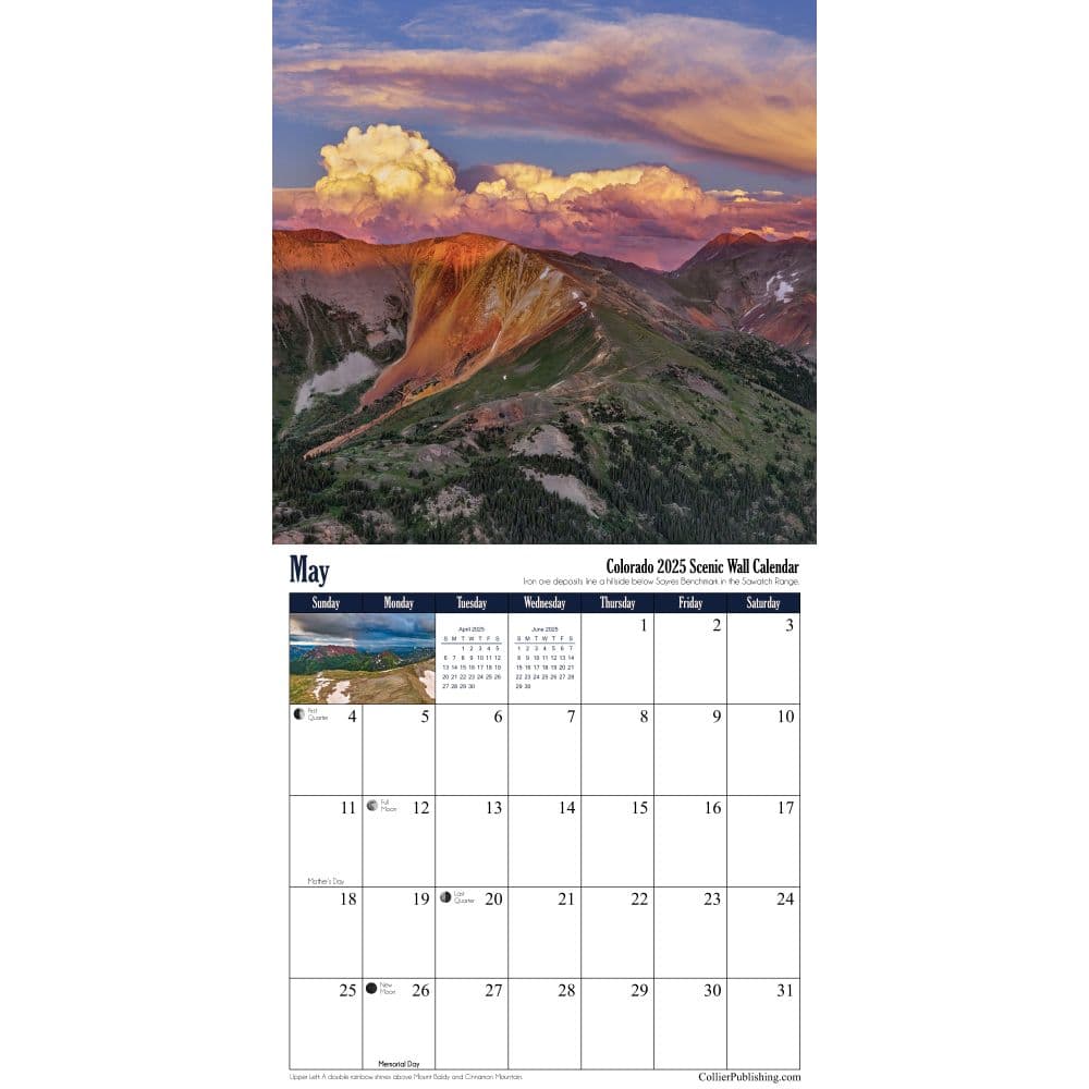 Colorado Scenic 2025 Wall Calendar Second Alternate Image