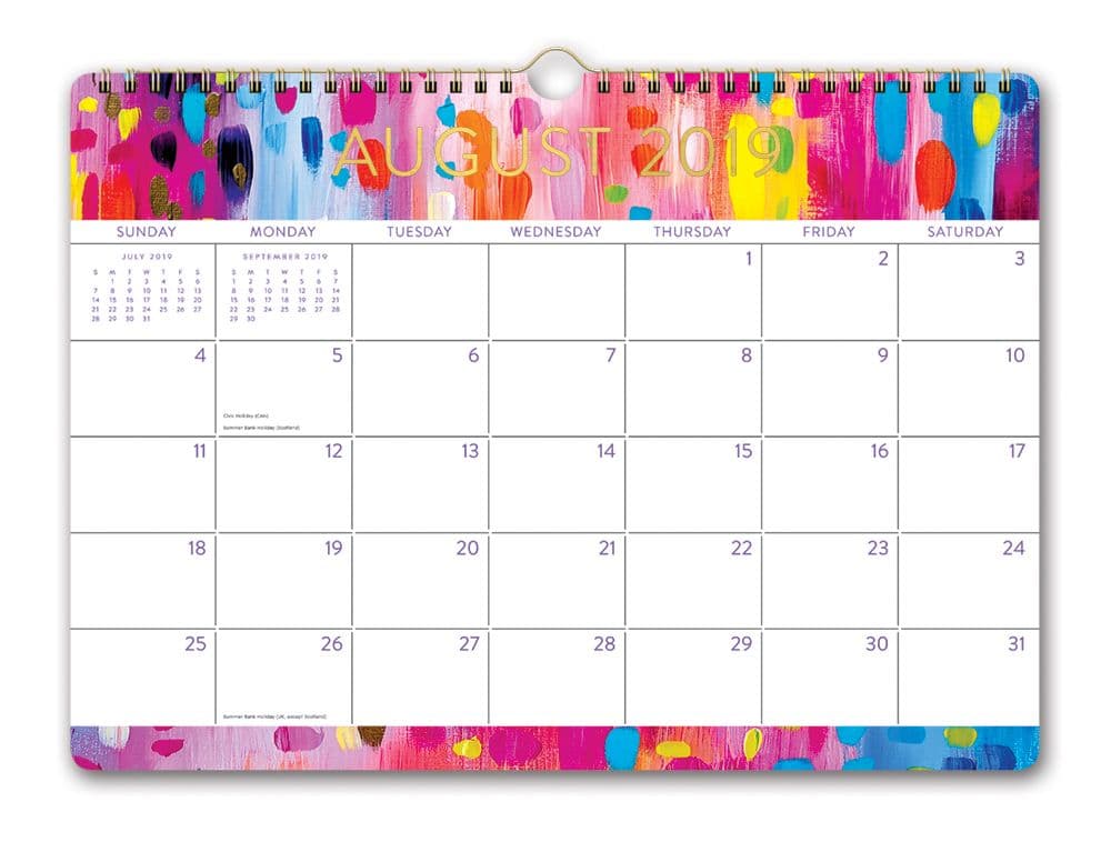 Abstraction Spiral Deluxe Wall Calendar