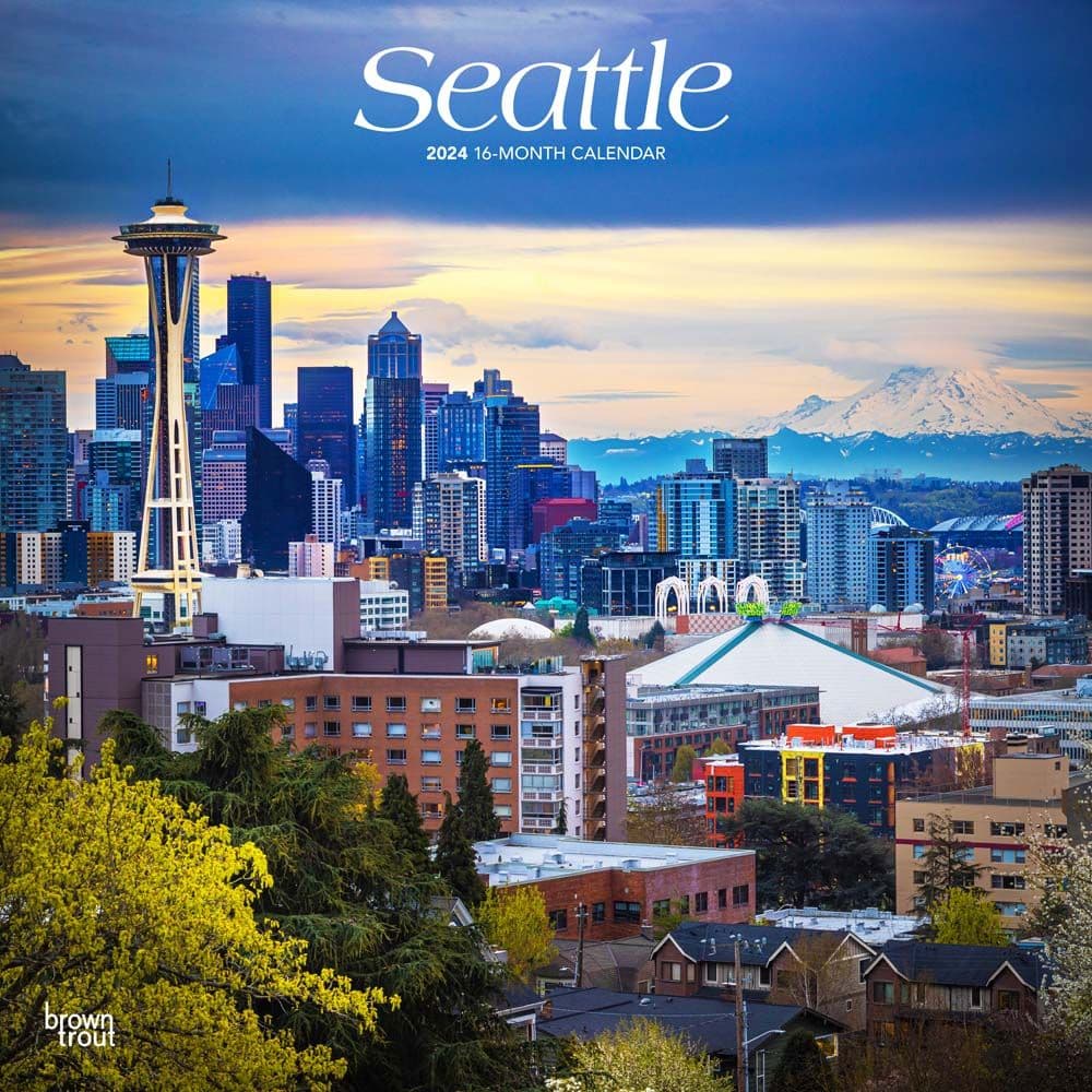 Seattle 2025 Wall Calendar