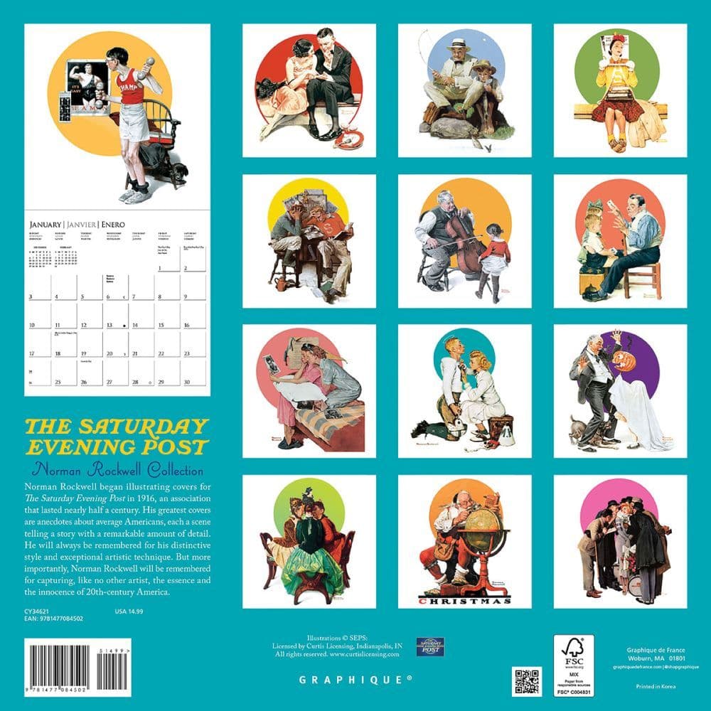 Rockwell Wall Calendar