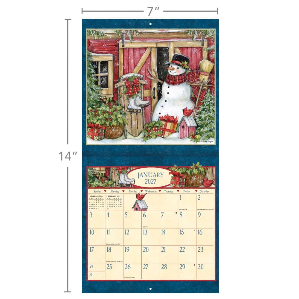Heart and Home 2027 Mini Wall Calendar by Susan Winget Third Alternate Image