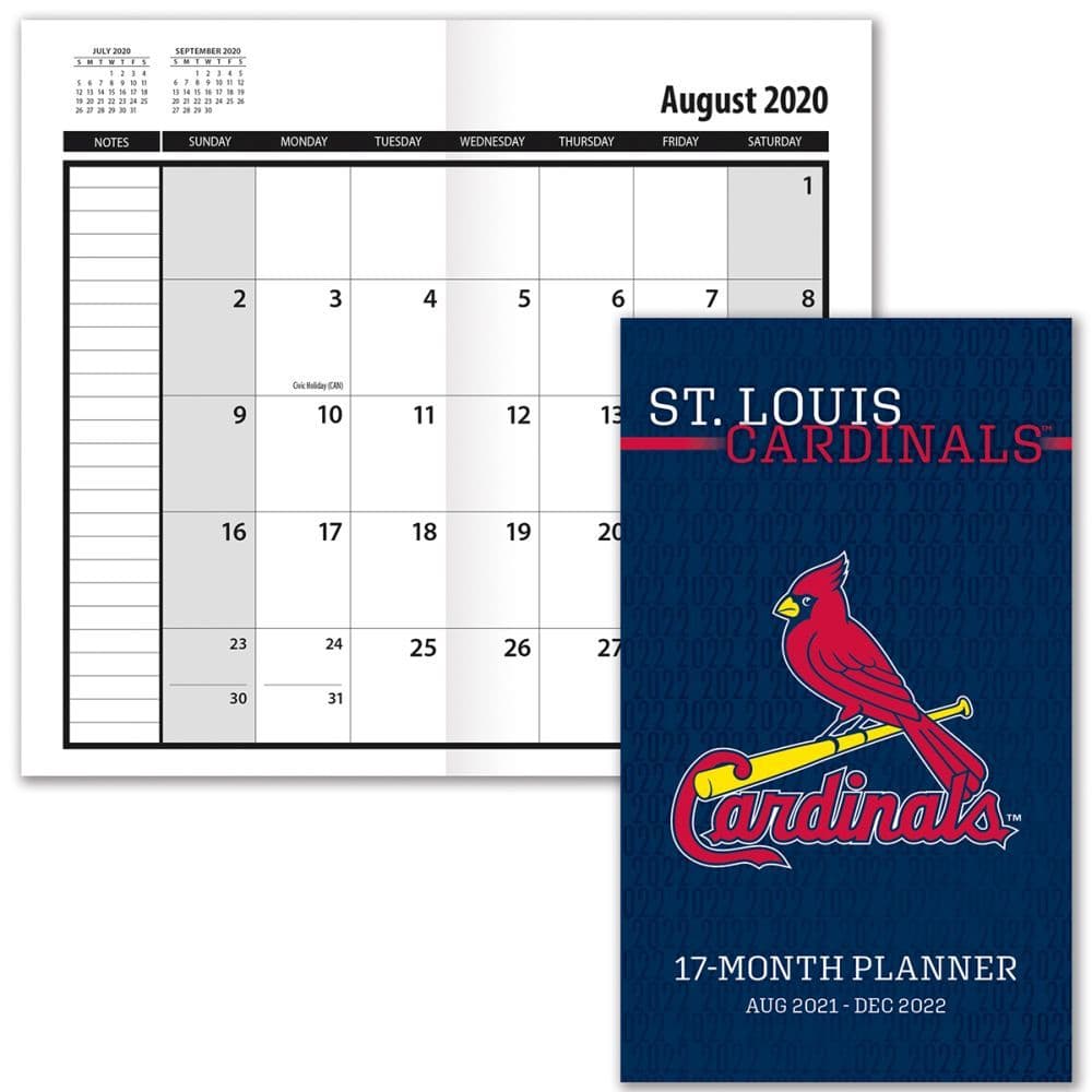 St Louis Cardinals 2022 17-Month Pocket Planner