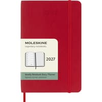 image Moleskine Scarlet Red Pocket Soft Cover 2027 Weekly Planner Main Product Image