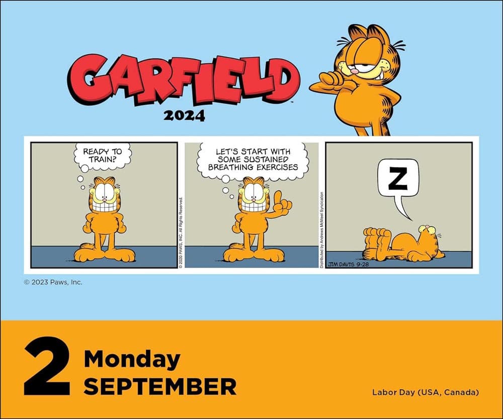 Garfield 2024 Desk Calendar alt 2