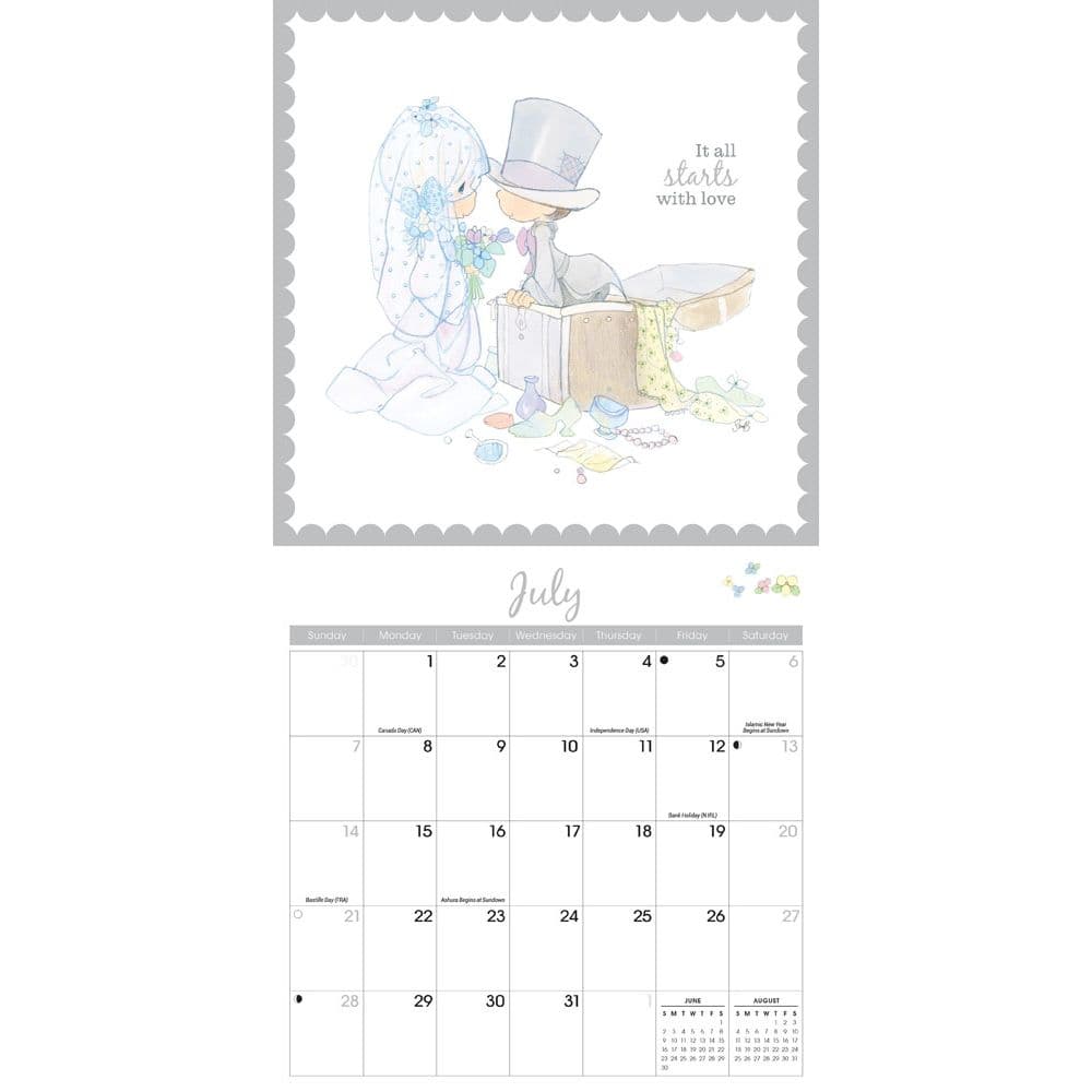 Precious Moments 2024 Mini Wall Calendar