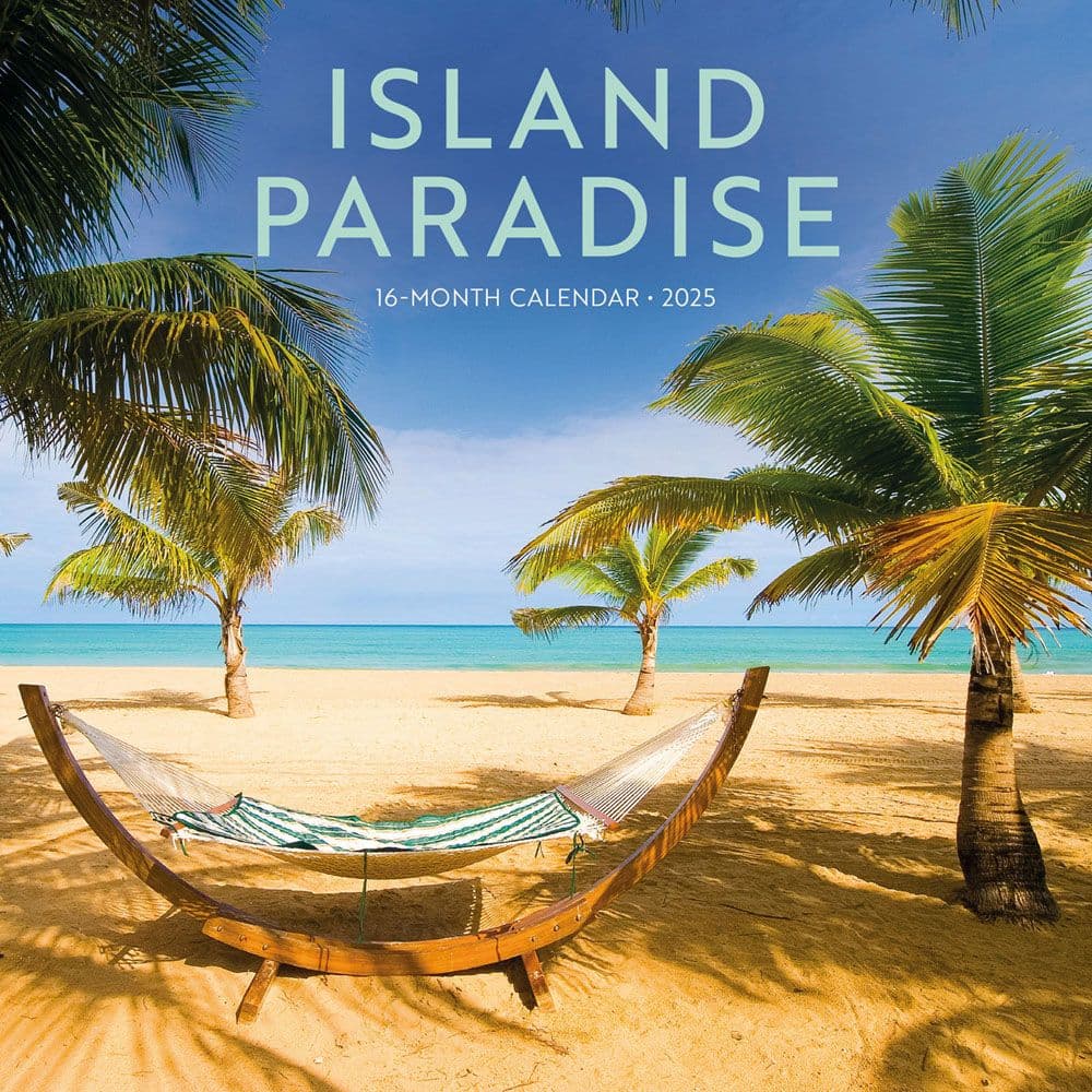 Island Paradise 2025 Mini Wall Calendar - Calendars.com