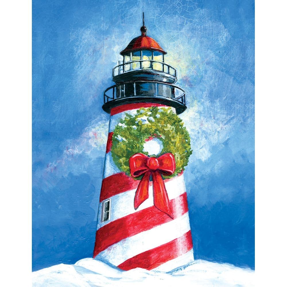 Warm Wishes 5.375&quot; X 6.875&quot; Boxed Christmas Card by Gregory Gorham Main Image