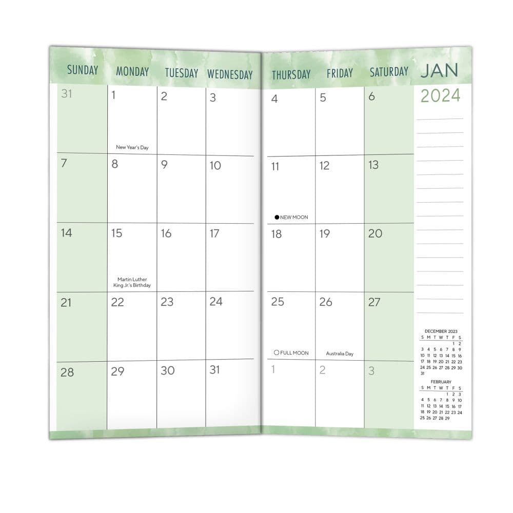 Tidal Pool 2024 2Year Pocket Planner