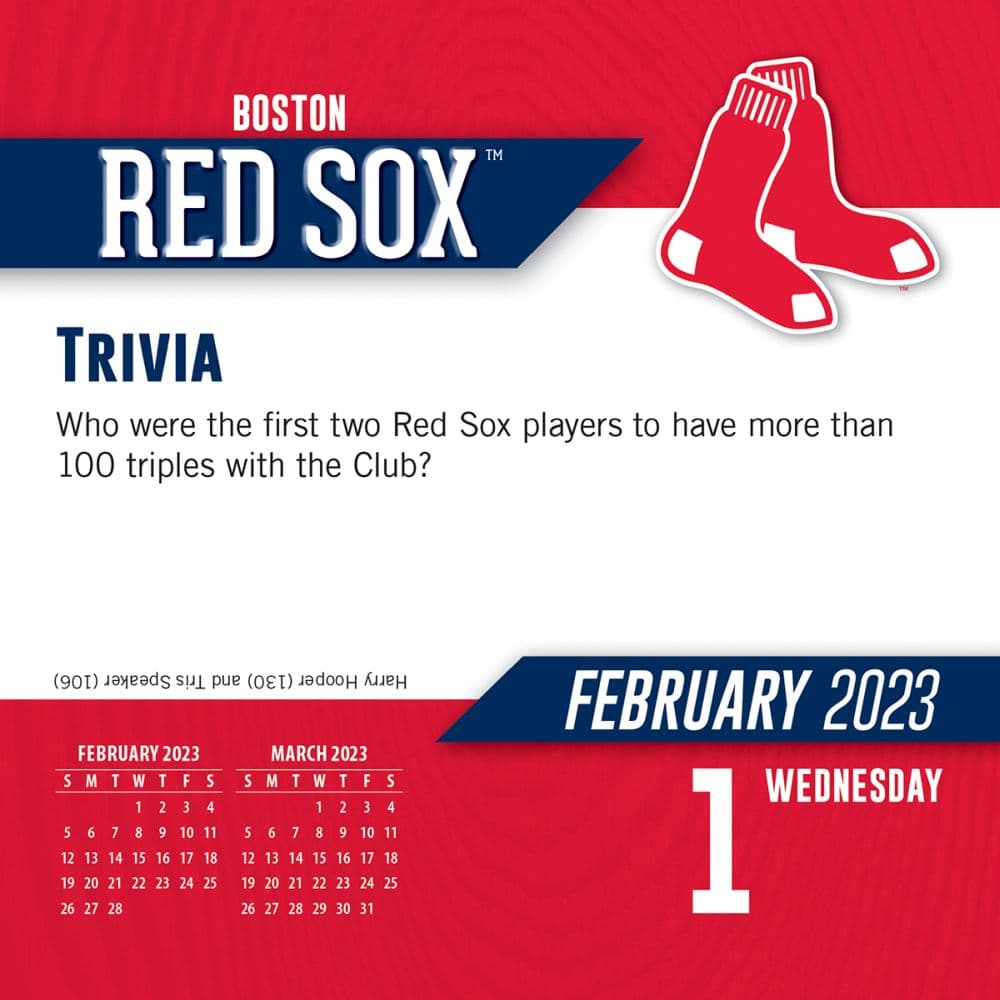 Boston Red Sox 2023 Desk Calendar - Calendars.com